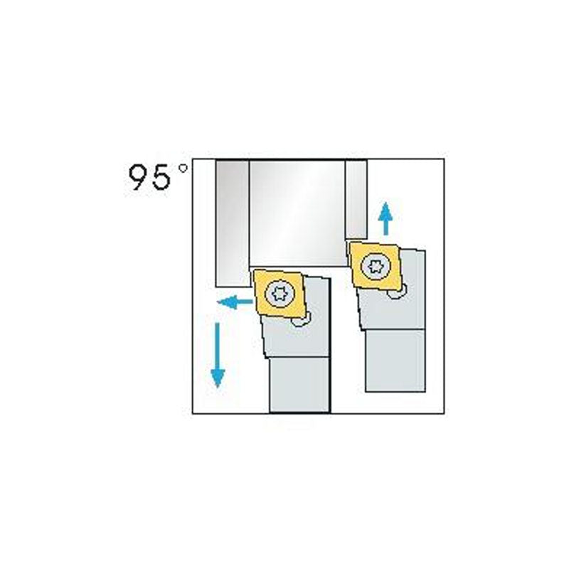 SCLC R/L Turning tool holder A S - Makotools Industrial Supply Tools for Metal Cutting