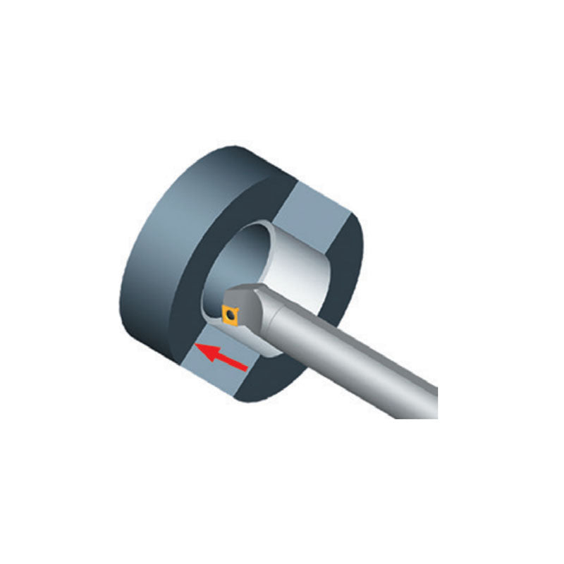 SC** Steel Boring Bar S- Clamping SSKCR/L Kr: 75° S12/16M S16R S20Q/S A12K A16M A20Q S25Q/T - Makotools Industrial Supply Tools for Metal Cutting