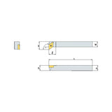 SDFC R/L Turning tool holder A S - Makotools Industrial Supply Tools for Metal Cutting