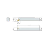 SDQC R/L Turning tool holder A S - Makotools Industrial Supply Tools for Metal Cutting