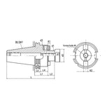 SK50-FMB Face Mill Arbor SK50-FMB22-60 SK50-FMB22-100 - Big-tools Industrial Supply Tools for Metal Cutting