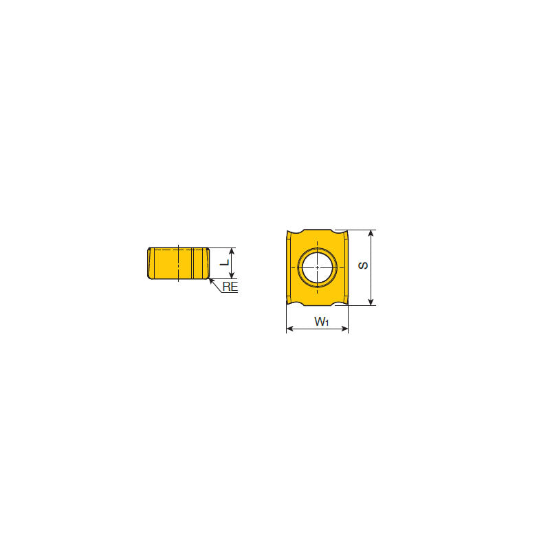 SLOT 04 Precision ground tangential inserts for slotting & grooving with 4 cutting edges in small diameter tools less than D63 - Big-tools Industrial Supply Tools for Metal Cutting