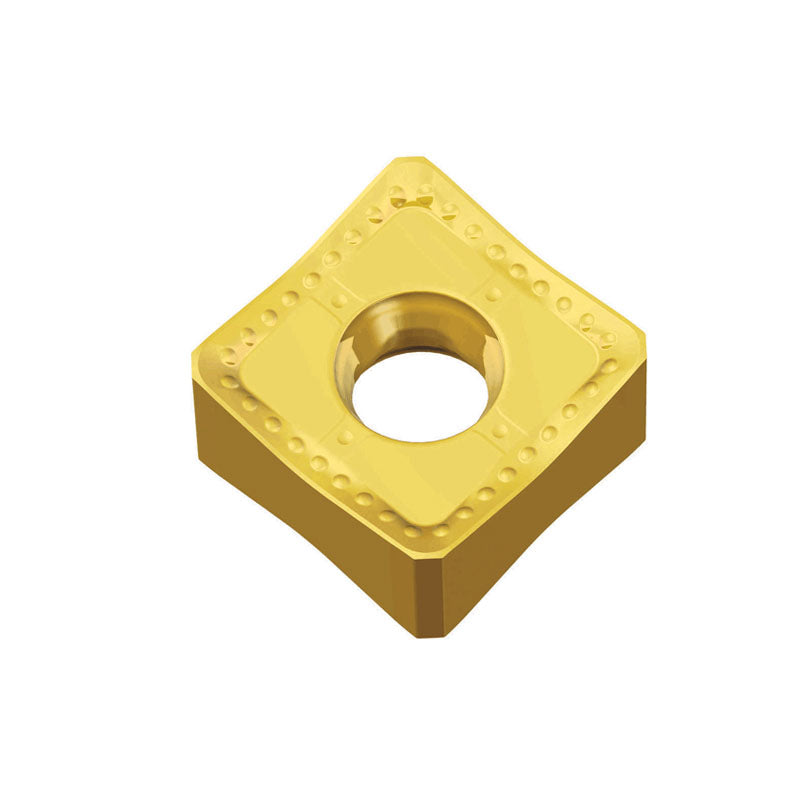 SNGX 1306C08 ZN-M Double-sided square inserts with 8 cutting edges & chamfers and wiper flat for 88° face mills