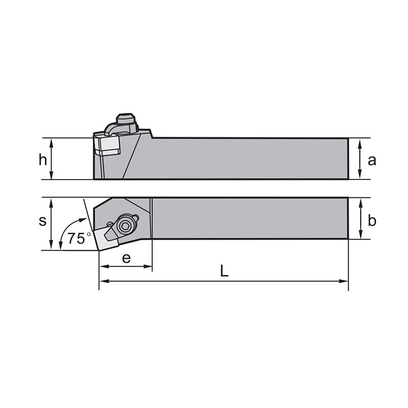 SN** Holder (External) C-Clamping CSKNR/L Kr: 75° 2020K12 2525M12 3225P12/15 - Makotools Industrial Supply Tools for Metal Cutting