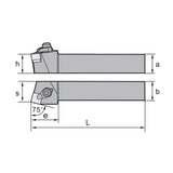 SN** Holder (External) C-Clamping CSRNR/L Kr: 75° 2020K12 2525M12 3225P12/15 4040R15 - Makotools Industrial Supply Tools for Metal Cutting