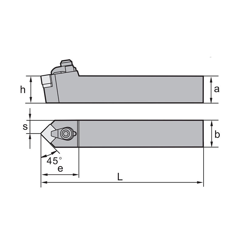 SN** Holder (External) J-Clamping JSDNN Kr: 45° 2525M12 3225P12 - Makotools Industrial Supply Tools for Metal Cutting