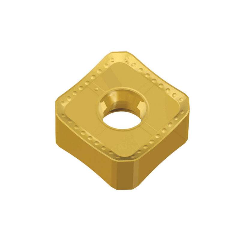 SNMX 1607 ANTN-M Heavy duty double-sided square inserts with 8 cutting edges for steel and cast iron in 45° face mills