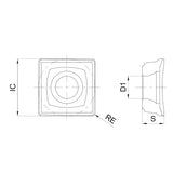 G-SOMG-C Shallow Hole Drill Inserts-Dedicated for Inner Inserts - Big-tools Industrial Supply Tools for Metal Cutting