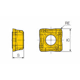 SOMT ...-DP Unique economical 4-corner TOP DRILL inserts for steel applications - Big-tools Industrial Supply Tools for Metal Cutting