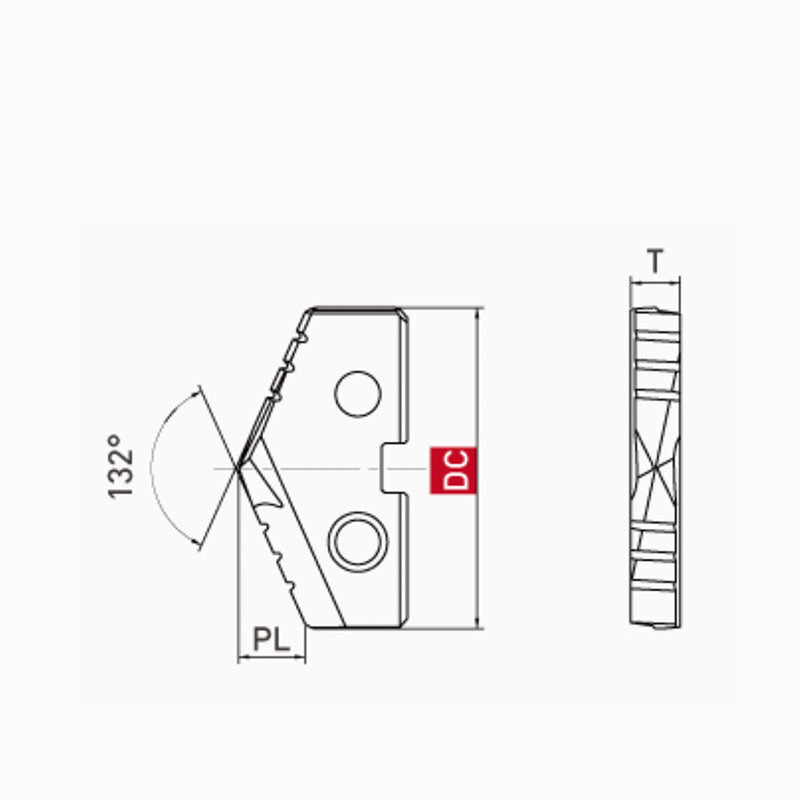 SP-*-50SC Carbide Insert Of Spade Drill