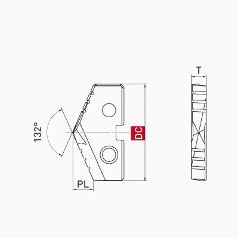 SP-*-50SC Carbide Insert Of Spade Drill (Inch)