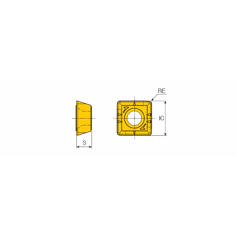 SPGX ...-DW Precise ground 4-cornered inserts with wiper and better surface finishing for TND of big size drill - Big-tools Industrial Supply Tools for Metal Cutting