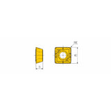 SPGX ...-DW Precise ground 4-cornered inserts with wiper and better surface finishing for TND of big size drill - Big-tools Industrial Supply Tools for Metal Cutting