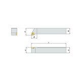 SRGC R/L Turning tool holder A S - Makotools Industrial Supply Tools for Metal Cutting