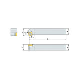 SSKC  R/L Turning tool holder A S - Makotools Industrial Supply Tools for Metal Cutting