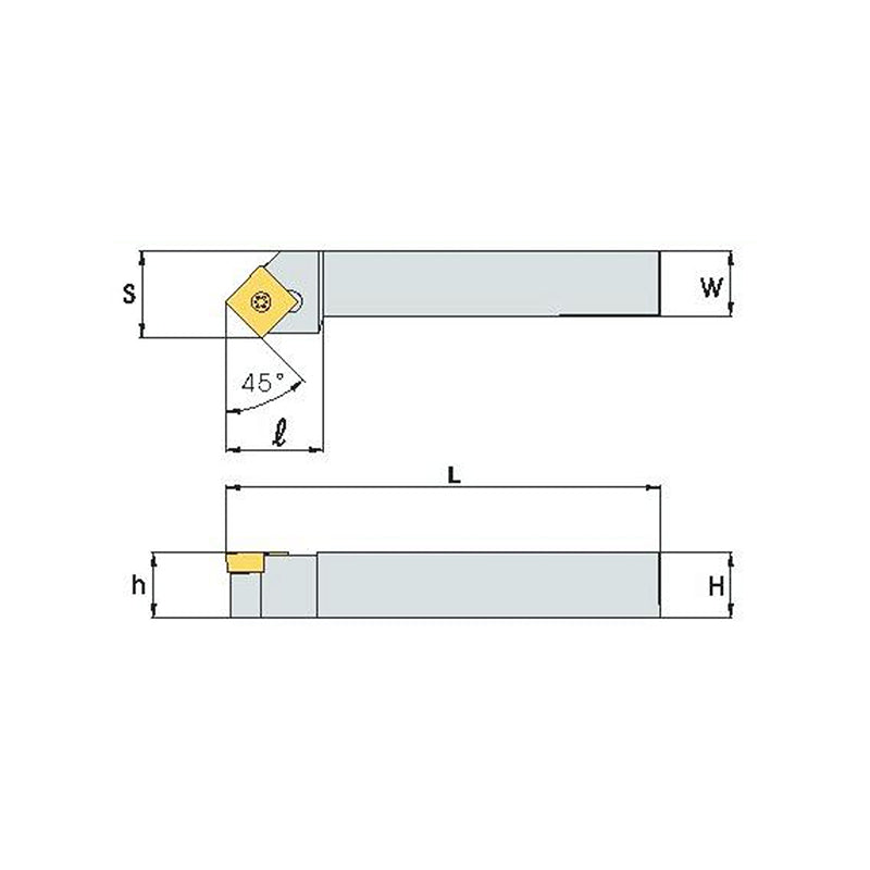 SSSC  R/L Turning tool holder A S - Makotools Industrial Supply Tools for Metal Cutting