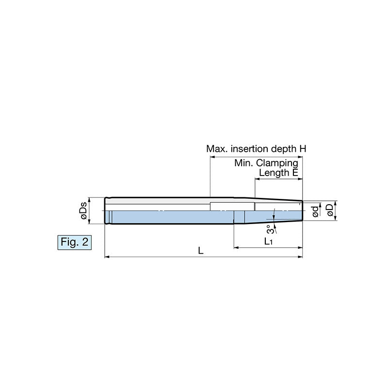 SUPER SLIM Type Clamping diameter: ø4 - ø12 Shrink Fit Chuck