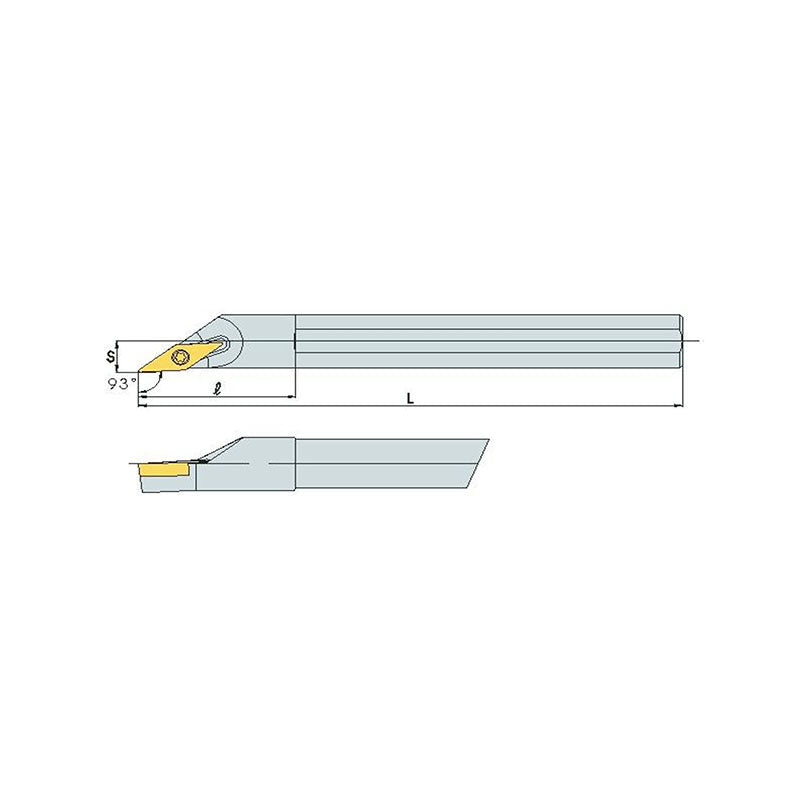SVJB R/L Boring bar holder A S - Makotools Industrial Supply Tools for Metal Cutting