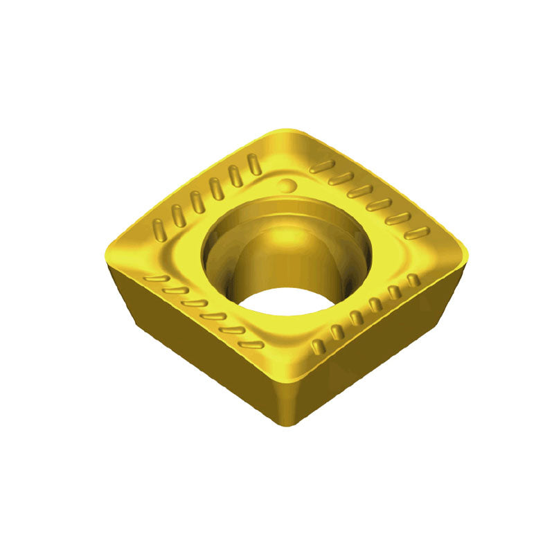 SVKT 09-ML Positive square inserts with 4 sharp convex cutting edges & secure V-bottom for extended flute cutters on machining of stainless steel - Big-tools Industrial Supply Tools for Metal Cutting