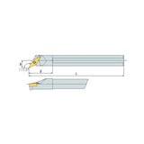 SVQB R/L Boring bar holder A S - Makotools Industrial Supply Tools for Metal Cutting