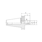 Screw-in Milling Cutter Holder CAT50-SOM08-69 L=50~150 - Makotools Industrial Supply Tools for Metal Cutting