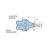 Screw-on Holder  HSK-A 63