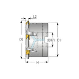 Shell Mill (5/8” V Style) - Big-tools Industrial Supply Tools for Metal Cutting