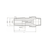 Shrink-fit Chuck & Cool Jet GC HSK32E  BGCHSK32EST03060M¹  BGCHSK32EST10080M²