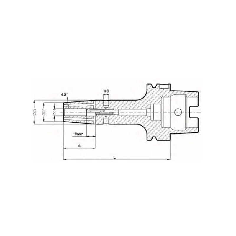 Shrink-fit Chuck & Cool Jet GC HSK63A   BGCHSK63AST03080M¹   BGCHSK63AST32200M