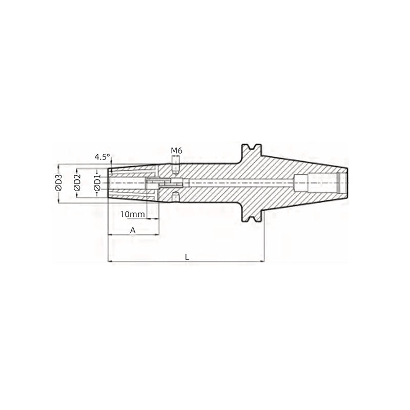 Shrink-fit Chuck & Cool Jet GC SK40A   BGCSK40AST03080M¹  BGCSK40AST32130M