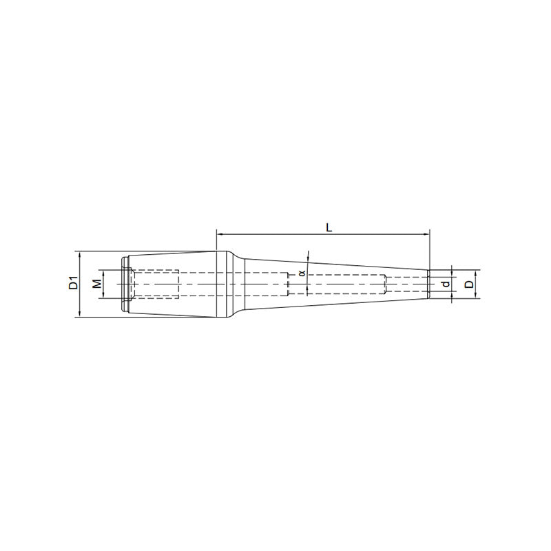 Shrink Chuck Extension Slim (Inch) 12-SF3.175-35S~(110S) - Makotools Industrial Supply Tools for Metal Cutting