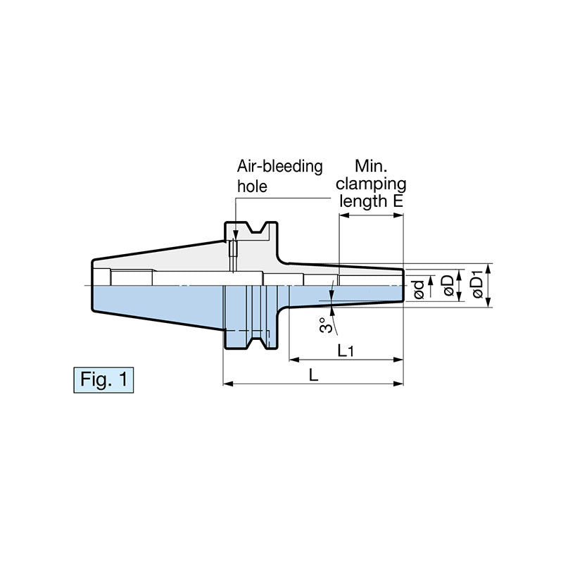 Shrink Chuck SRC type   Clamping diameter: ø6 - ø12 - Big-tools Industrial Supply Tools for Metal Cutting
