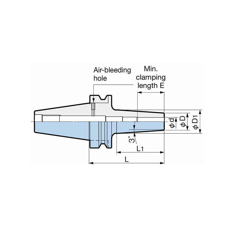 Shrink Chuck SRC type   Clamping diameter:   ø6 - ø20 [Standard type] - Big-tools Industrial Supply Tools for Metal Cutting