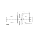 Shrink Chuck Taper BT30-TSF06-35~(50-TSF12-135) - Makotools Industrial Supply Tools for Metal Cutting