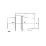 Shrink Chuck Taper HSK32E-TSF06-50~50E-TSF12-75 - Makotools Industrial Supply Tools for Metal Cutting