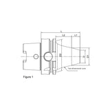 Shrink Chuck Taper HSK50A-TSF06-55 ~100A-TSF12-105 - Makotools Industrial Supply Tools for Metal Cutting