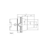 Shrink Chuck Taper HSK50A-TSF06-55 ~100A-TSF12-105 - Makotools Industrial Supply Tools for Metal Cutting