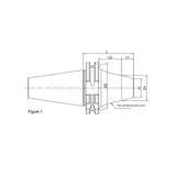 Shrink Chuck Taper SK30-TSF06-35~SK50-TSF12-75 - Makotools Industrial Supply Tools for Metal Cutting