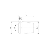 Shrink Fit ER Collet ER32-SF03~ER32-SF20 - Makotools Industrial Supply Tools for Metal Cutting