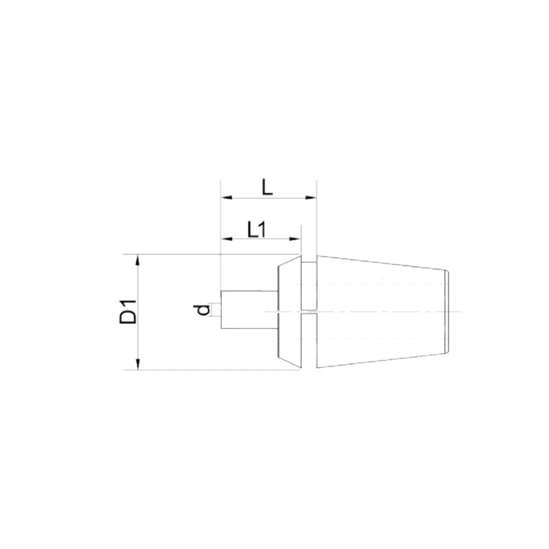 Shrink Fit ER Collet Extension ER16-SFS03-35~(SFS16-35) - Makotools Industrial Supply Tools for Metal Cutting