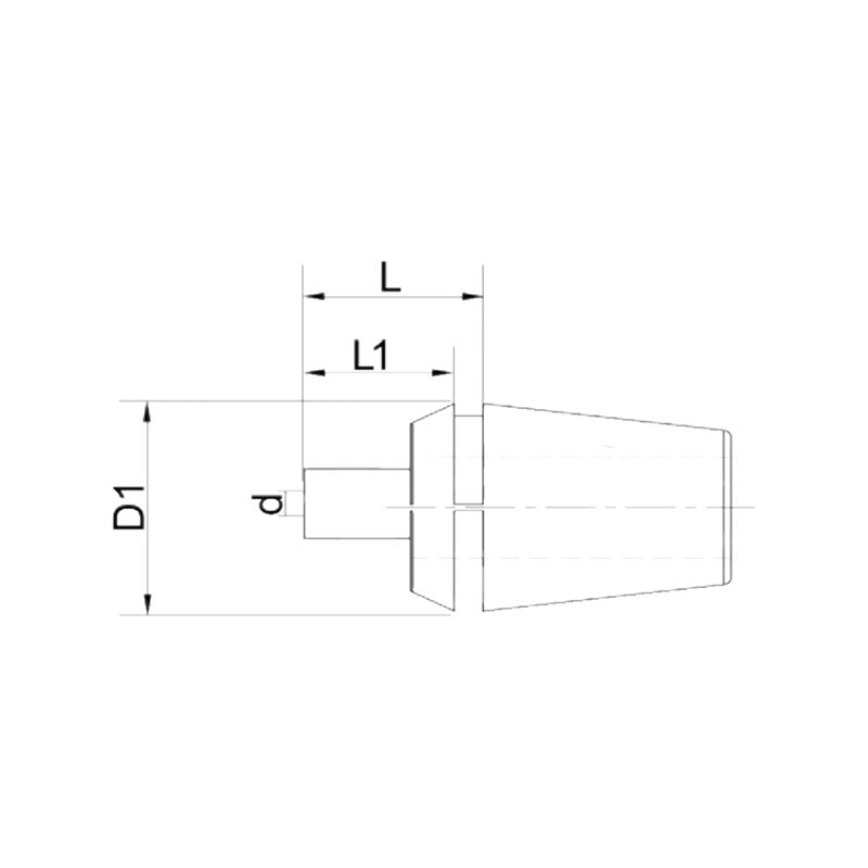 Shrink Fit ER Collet Extension  ER32-SFS03-35~SFS20-35 - Makotools Industrial Supply Tools for Metal Cutting