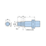 Side Cutter Arbor C6/C8-SCA