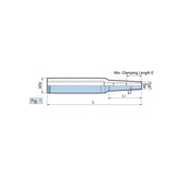 Slim Type Clamping diameter: ø4 - ø12 Shrink Fit Chuck