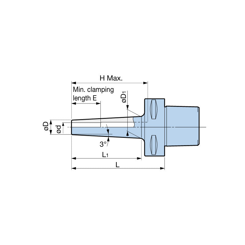 Slim Type Standard Type Shrink Fit Chuck C6-SRC