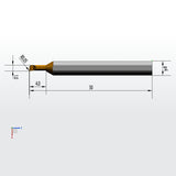 Small-aperture Boring Tool, Integral Tungsten Carbide Alloy Anti-vibration MTR, Small-hole Turning Tool for Stainless Steel, Grooving Tool, Threading Tool