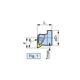 Smart Damper Boring BAR  Double Clamp Type B32/40