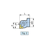 Smart Damper Boring BAR  Double Clamp Type B32/40