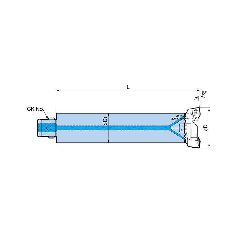 Smart Damper SW Boring Head (For Roughing) PAT.  Diameter: ø41 - ø203 A Type for Through-Holes - Big-tools Industrial Supply Tools for Metal Cutting