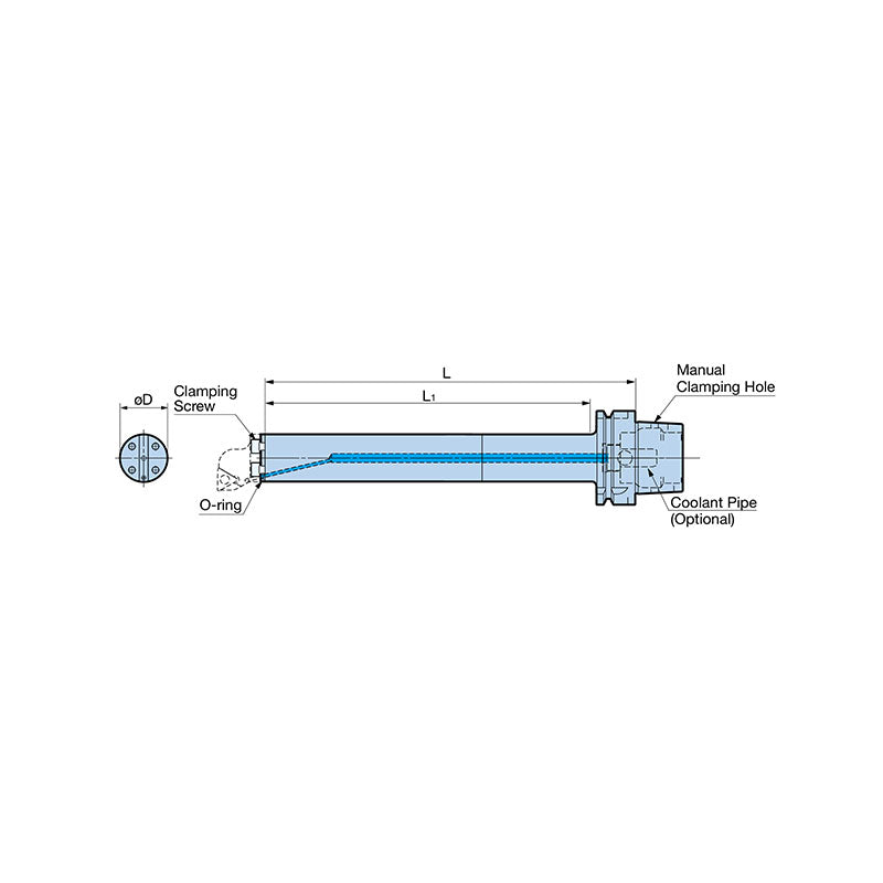 Smart Damper Turning Adapter  HSK-T63