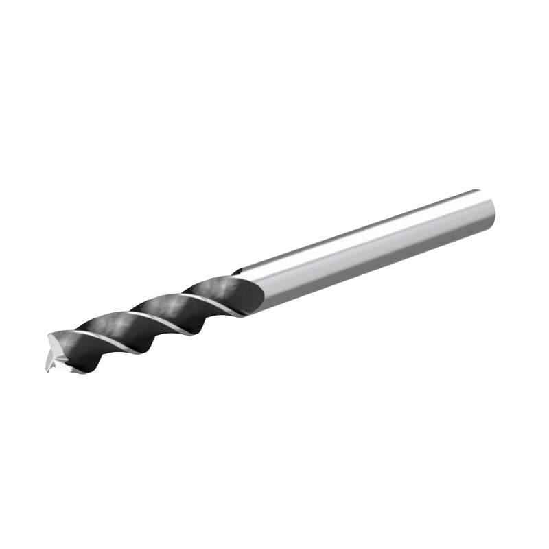 Solid Carbide End Mills •  ALUFLASH • Series 3A09 • Radius • 3 Flute • Regular Length • Cylindrical Shank • Metric